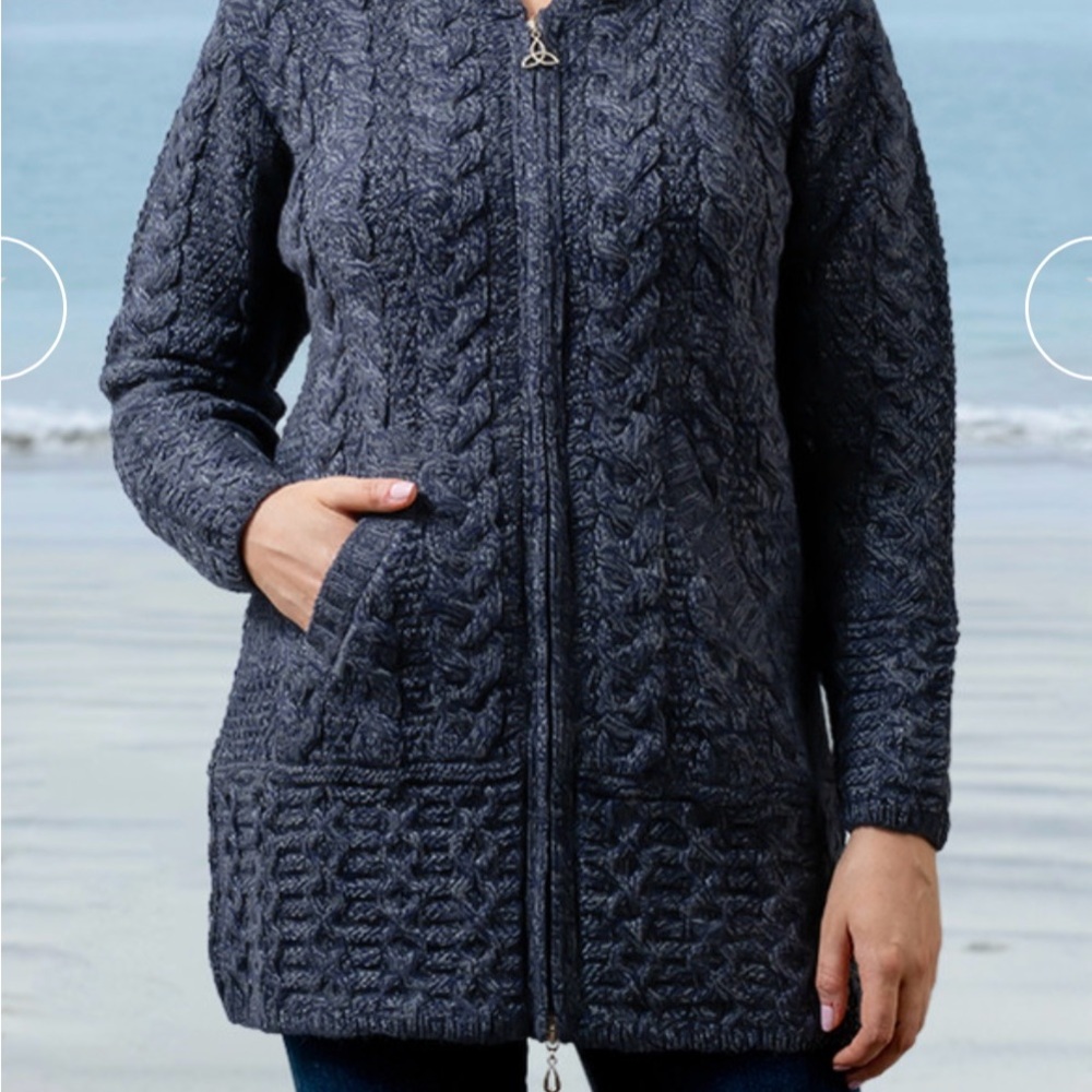 Aran Sweater Market - Women's Irish Merino Wool Sweater